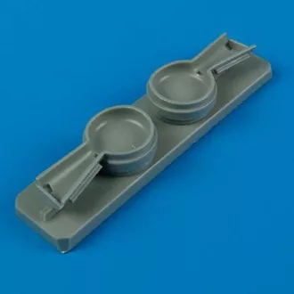   Quickboost Morane Saulnier MS.406 wheel well for Hasegawa kit műgyanta repülő kiegészítő