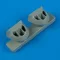 Quickboost P-38J Lightning correct air intakes for Academy kit műgyanta repülő kiegészítő