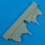 Quickboost Hurricane Mk. I/Mk.II undercarriage covers for Hasegawa kit műgyanta repülő kiegészítő
