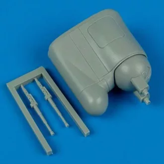   Quickboost A3D-1/A3D-2 Skywarrior early v. tail gun turret for Hasegawa kit műgyanta repülő kiegészítő