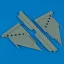 Quickboost MiG-21MF/bis/SMT correct stabilizers for Fujimi kit műgyanta repülő kiegészítő