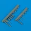 Quickboost MiG-29A sensing units for Italeri kit műgyanta repülő kiegészítő