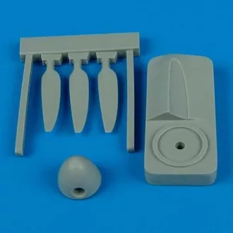   Quickboost Hurricane Mk.I rotol propeller w/tool műgyanta repülő kiegészítő