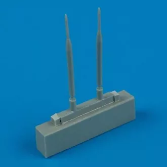  Quickboost F-105 Thunderchief pitote tube for Trumpeter kit műgyanta repülő kiegészítő