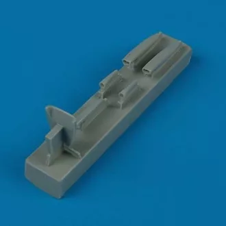   Quickboost MiG-21 MF/bis/SMT Air scoops for Fujimi műgyanta repülő kiegészítő
