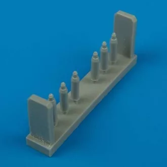   Quickboost P-40E Warkhawk gun barrels for Academy műgyanta repülő kiegészítő