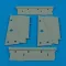 Quickboost A-1 Skyraider horizontal stabilizers műgyanta repülő kiegészítő