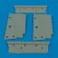 Quickboost A-1 Skyraider horizontal stabilizers műgyanta repülő kiegészítő