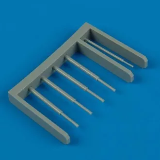   Quickboost A-1 Skyraider gun barrels and pitote tub műgyanta repülő kiegészítő