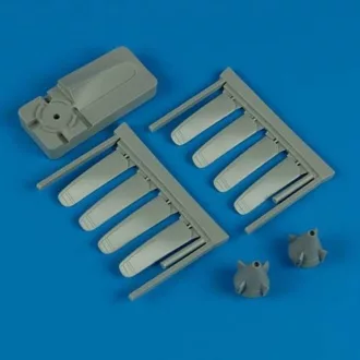   Quickboost E-2C Hawkeye propellers for Hasegawa műgyanta repülő kiegészítő
