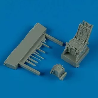   Quickboost Su-27 ejection seat with safety belts műgyanta repülő kiegészítő