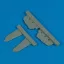 Quickboost Bf 109G-6 stabilizer for Fine Molds műgyanta repülő kiegészítő
