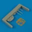 Quickboost P-40 Warhawk pitot tube & antenna (ACA) műgyanta repülő kiegészítő