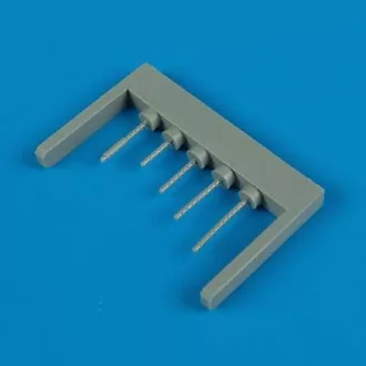   Quickboost P-38 Lightening gun barrels for Academy műgyanta repülő kiegészítő