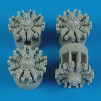   Quickboost B-17G flying fortress engines (Rev) műgyanta repülő kiegészítő