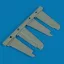 Quickboost F4U Corsair stabilizer for Tamiya műgyanta repülő kiegészítő