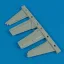 Quickboost F4F Wildcat stabilizer for Hasegawa műgyanta repülő kiegészítő