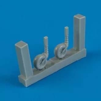   Quickboost Bf 109E tailwheel for Tamiya műgyanta repülő kiegészítő