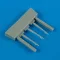 Quickboost Spitfire antenna műgyanta repülő kiegészítő