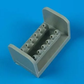   Quickboost Curtiss P-40B exhaust for Airfix műgyanta repülő kiegészítő