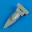 Quickboost F6F Hellcat correct radome for Eduard műgyanta repülő kiegészítő