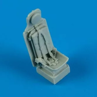   Quickboost P-51D Mustang seat with safety belts műgyanta repülő kiegészítő