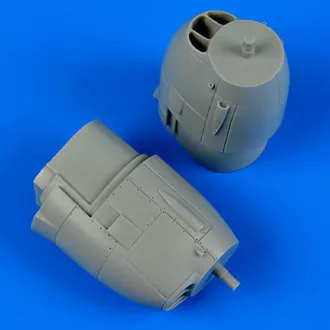   Quickboost P-38 Lightning correct engine cov f.Acad műgyanta repülő kiegészítő