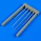 Quickboost SU-7 pitot tubes for Modelsvit műgyanta repülő kiegészítő