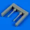 Quickboost A-4B Skyhawk gun barrels for Airfix műgyanta repülő kiegészítő