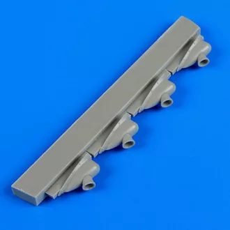   Quickboost SB2C-4 Helldiver exhaust for Academy műgyanta repülő kiegészítő