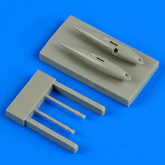  Quickboost Gloster Gladiator gun pods for Airfix műgyanta repülő kiegészítő