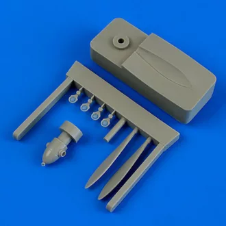   Quickboost I-153 propeller"A" w/tool f. ICM műgyanta repülő kiegészítő