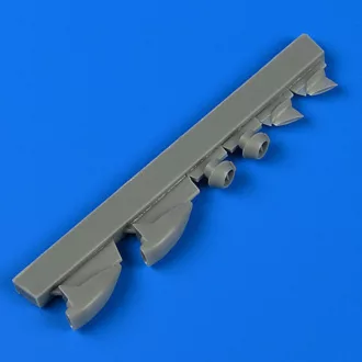   Quickboost Bristol Beaufighter air intakes a.fuel drain (A) for Airfix műgyanta repülő kiegészítő