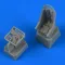 Quickboost Ju 87 Stuka seats with safety belts műgyanta repülő kiegészítő