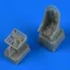 Quickboost Ju 87 Stuka seats with safety belts műgyanta repülő kiegészítő