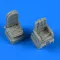 Quickboost Junkers Ju 52 seats w.safety belts f.Ita műgyanta repülő kiegészítő