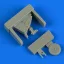 Quickboost A-1J Skyraider tailwheel for Hasegawa műgyanta repülő kiegészítő