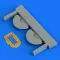 Quickboost Mirage F.1 FOD covers for Special Hobby műgyanta repülő kiegészítő