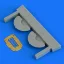 Quickboost Mirage F.1 FOD covers for Special Hobby műgyanta repülő kiegészítő