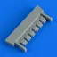 Quickboost Bf 109G-6 shell case for Tamiya műgyanta repülő kiegészítő