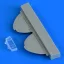 Quickboost Bf 109G position lights for Tamiya műgyanta repülő kiegészítő