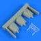 Quickboost Mirage F.1 air intakes for Special Hobby műgyanta repülő kiegészítő