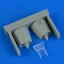 Quickboost Mirage F.1B air intakes for Special Hobby műgyanta repülő kiegészítő