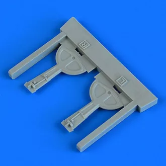   Quickboost Bf 109G-6 undercarriage covers f.Tamiya műgyanta repülő kiegészítő