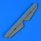 Quickboost F-14 Tomcat ventral fins for Academy műgyanta repülő kiegészítő