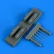 Quickboost Bf 109G-6/R6 cannon pods for TAMIYA műgyanta repülő kiegészítő