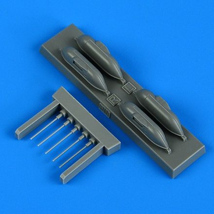 Quickboost Bf 109G-6/R6 cannon pods (Fine Molds)