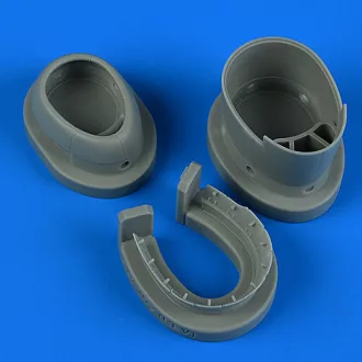  Quickboost P-47D/M Thunderbolt Cowling And Cooling Flaps (Opened) (Revell)