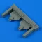Quickboost Vought F4U-1 Corsair (Birdcage) - Headrest Type A (Tamiya)