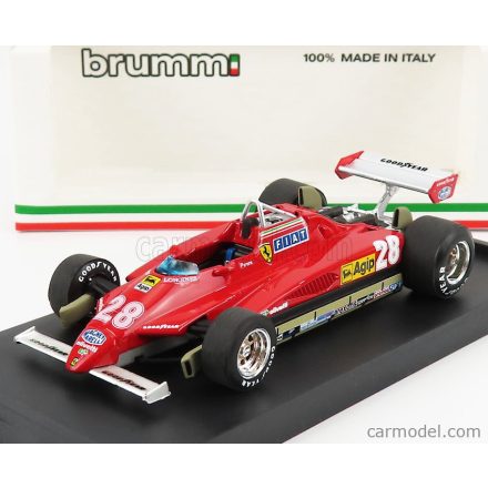 BRUMM FERRARI  F1 126C2 N 28 WINNER SAN MARINO IMOLA GP 1982 DIDIER PIRONI